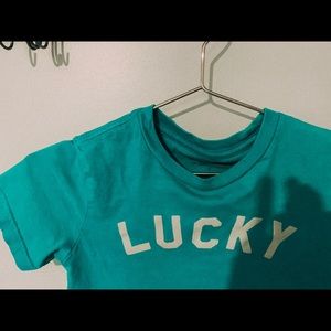 LUCKY blue/green shirt